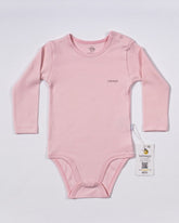 Nessiworld Bebengo BU4024 Basic Long Sleeve Bodysuit Pink